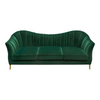 Nismaaya Bardhyl 3 Seater Fabric Sofa Green 3