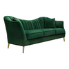 Nismaaya Bardhyl 3 Seater Fabric Sofa Green 4