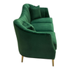 Nismaaya Bardhyl 3 Seater Fabric Sofa Green 5