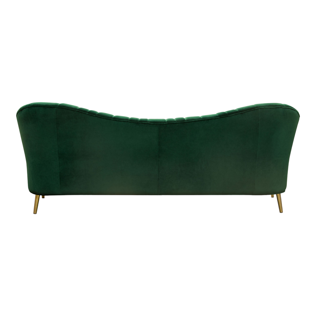 Nismaaya Bardhyl 3 Seater Fabric Sofa Green 6