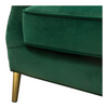 Nismaaya Bardhyl 3 Seater Fabric Sofa Green 9