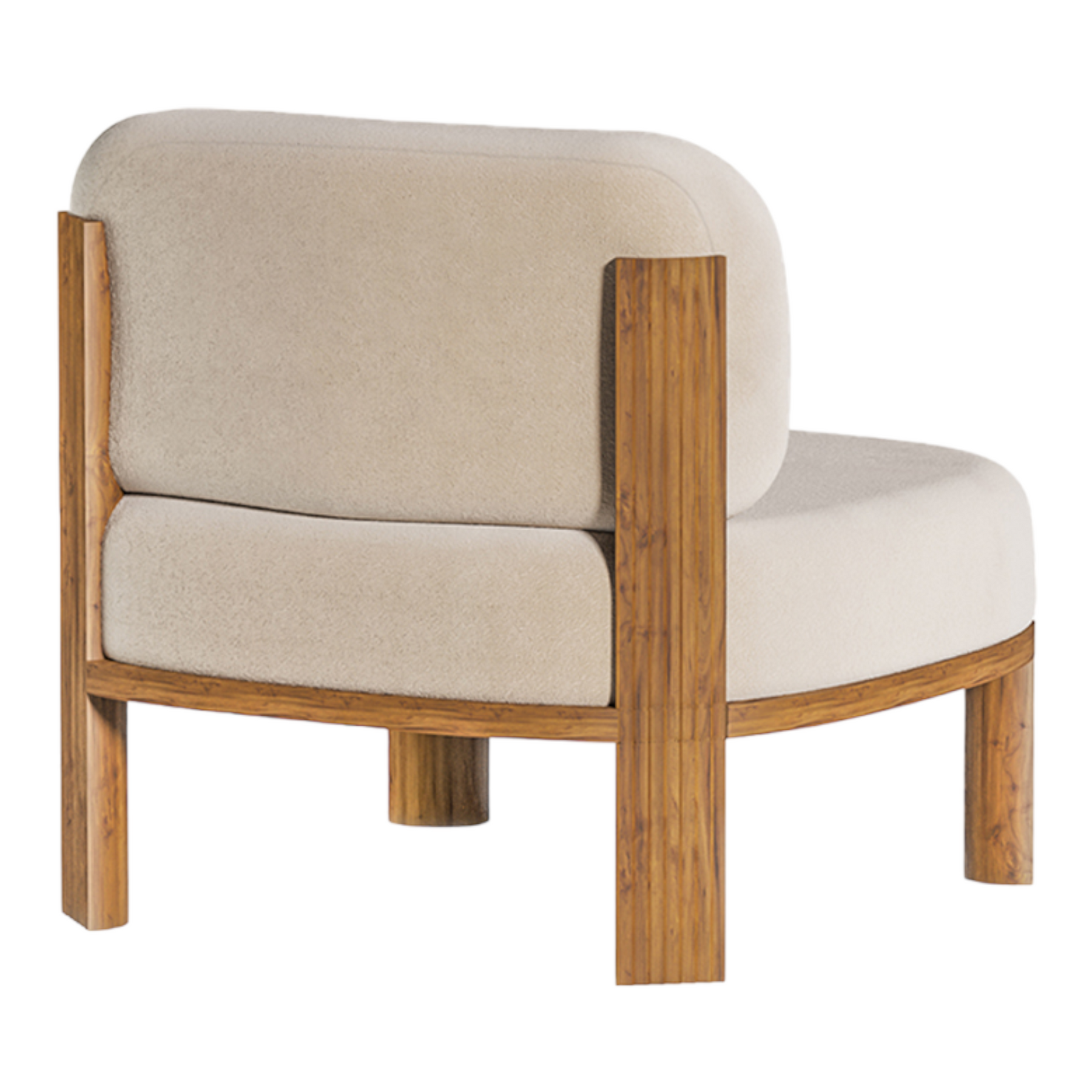 Bayan Oak Wood Arm Chair - Main Image