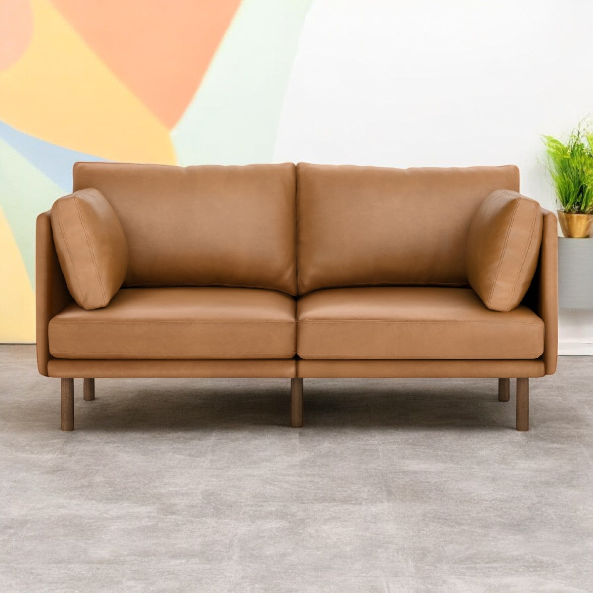 Nismaaya Camilo 2 Seater Leatherette Sofa – Nismaaya Decor
