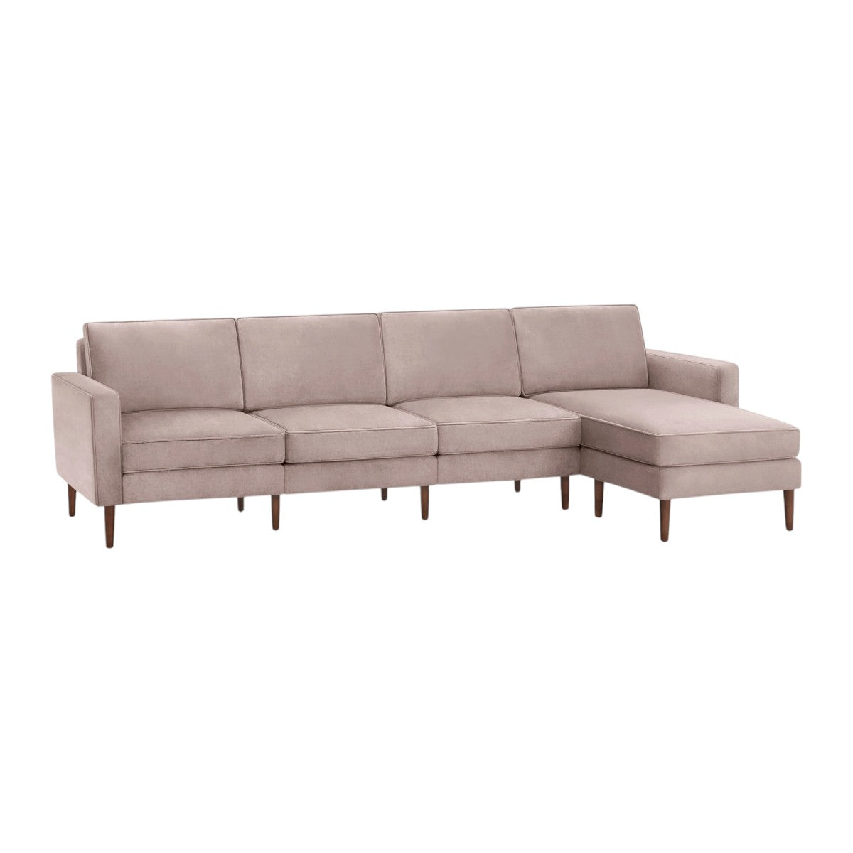 Nismaaya Candace King Size Velvet L Shape Sofa – Nismaaya Decor