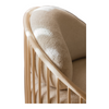 Caraf Arm Rattan Wood Chair