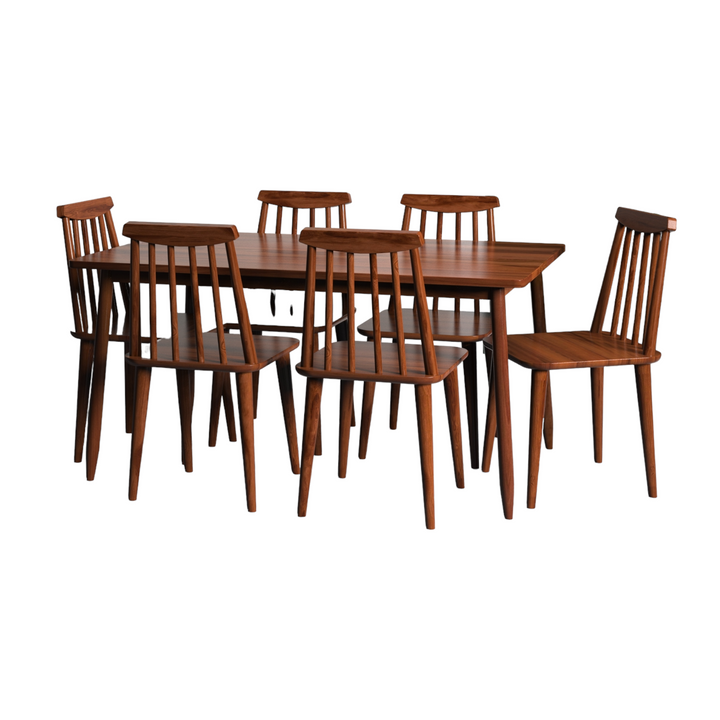 Eirny 6 Seater Dining Table Set With Chairs 2