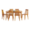 Eirwen 6 Seater Dining Table Set With Chairs 2