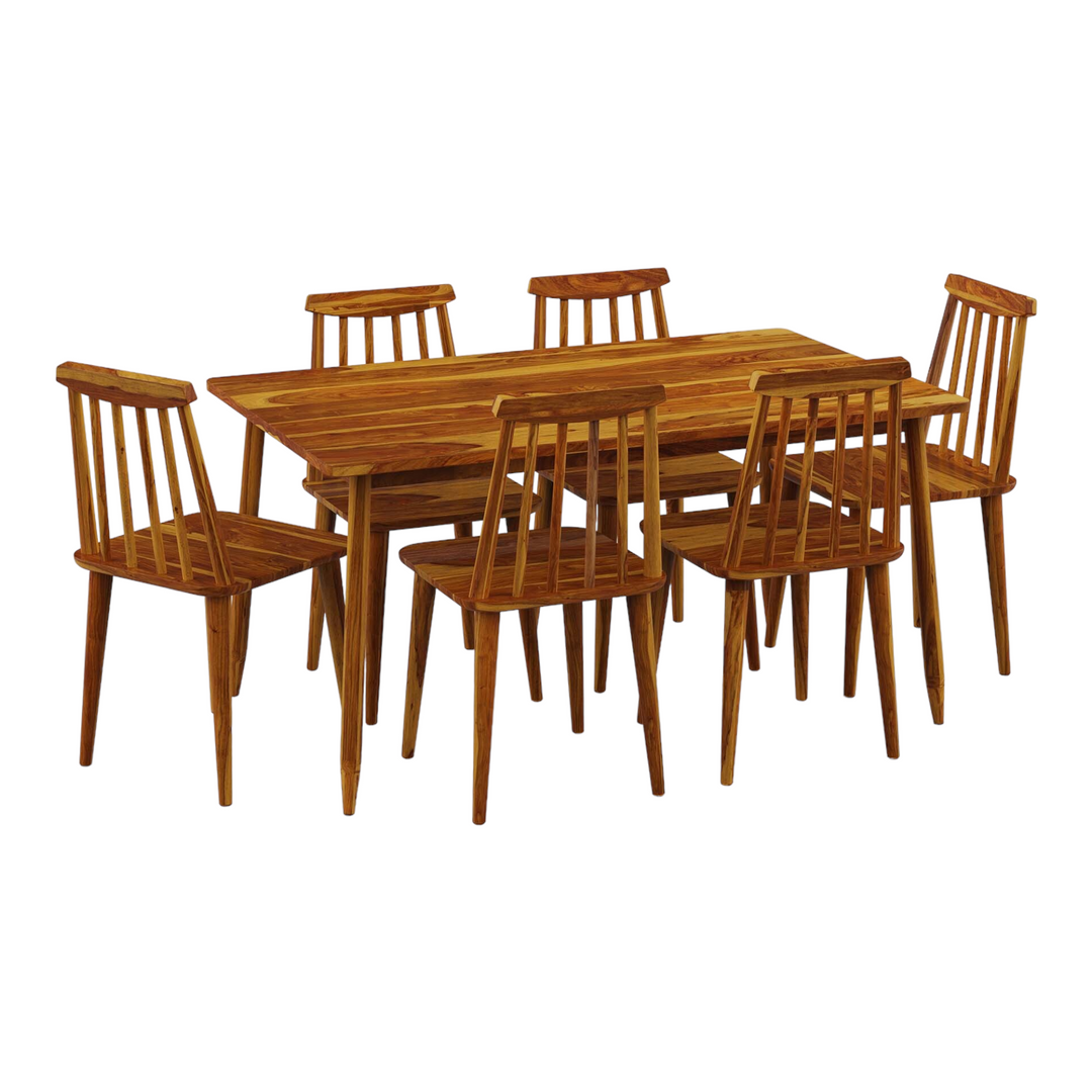Eirwen 6 Seater Dining Table Set With Chairs 3