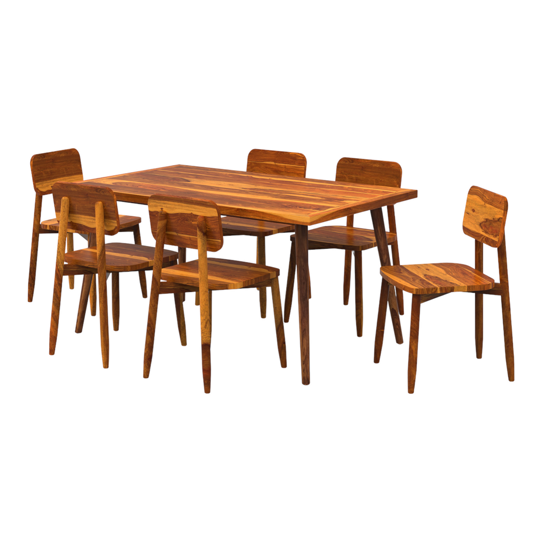Six Seater Dining Table Set buy at best price from nismaaya shop