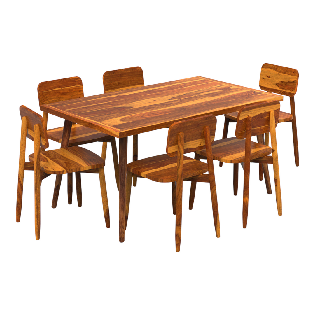 irwyn 6 Seater Dining Table Set With Chairs 3
