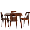 Eisley 4 Seater Dining Table Set With Chairs 4