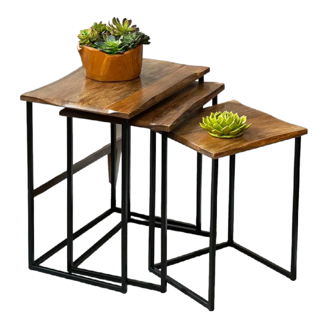 Nismaaya Gavin Nesting Tables Set Of 3 2
