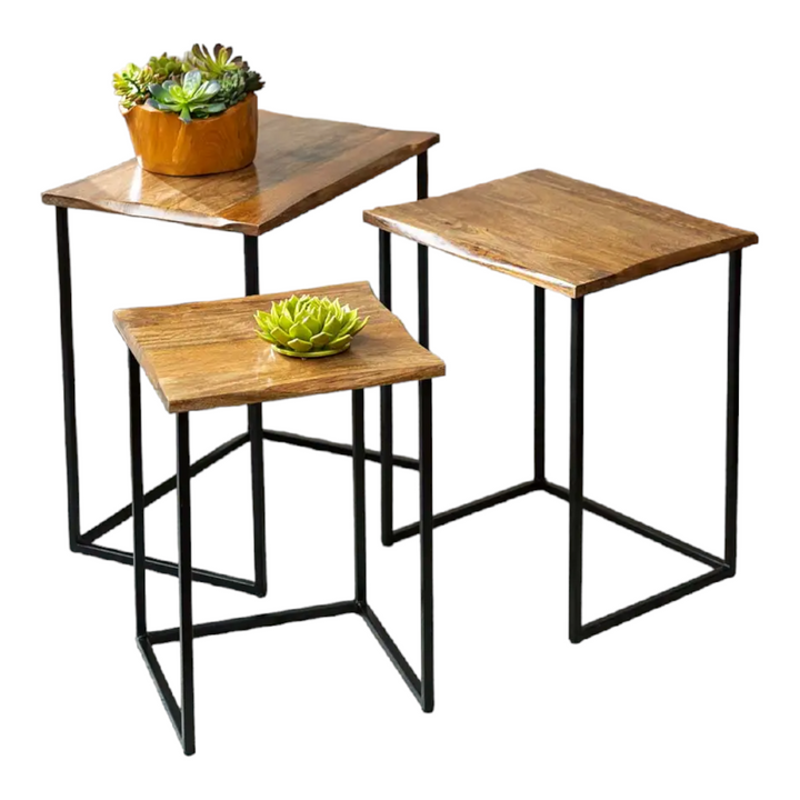 Nismaaya Gavin Nesting Tables Set Of 3 3