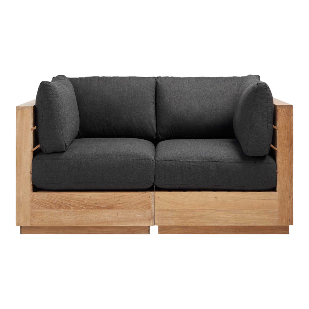 Nismaaya Hallan 2 Seater White Oak Modular Sofa 2