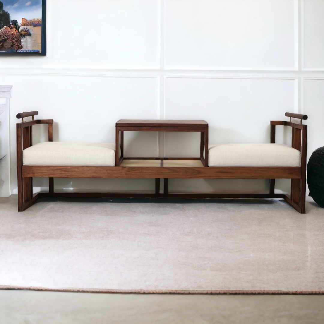 Nismaaya 2 Seater Sofa With Removable Center Table online at best price in india