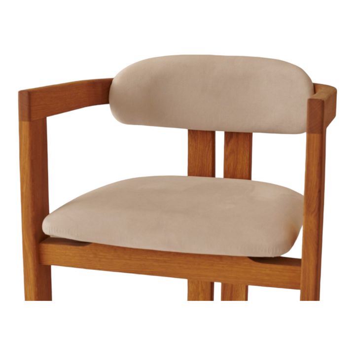 Nismaaya Jessie Dining Chair Upholstered Seat Natural 3