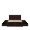 Jevin Sheesham Wood Bed With Drawers Storage