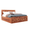 Jevin Sheesham Wood Bed With Box Storage