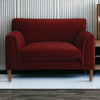 Nismaaya Red velvet One Seater sofa shop online 