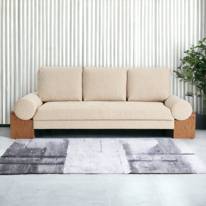Teak Wood Three Seater Sofa buy online at best price