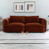 Shop Teak Wood Velvet 3 Seater Sofa at nismaaya best price