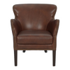 Nismaaya Pacari Leather Arm Chair Dark Brown