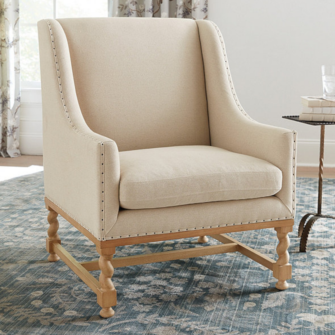 Nismaaya Pacey Arm Chair with proper back support and soft bottom for comfortable Seating 