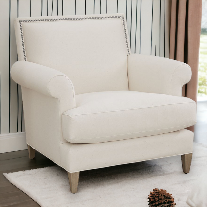 Paget Velvet Arm Chair with comfortable hand and back support with high quality fabric