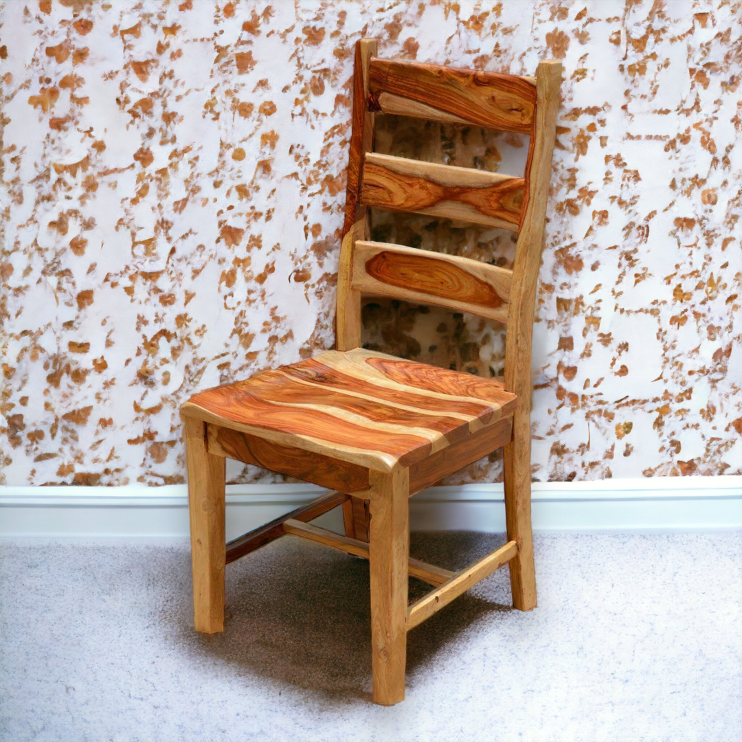 Nismaaya Solid Wood School Back Dining Chair 1