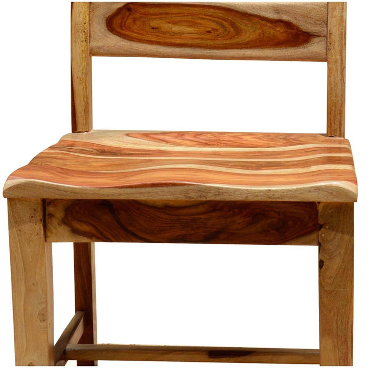 Nismaaya Solid Wood School Back Dining Chair 5