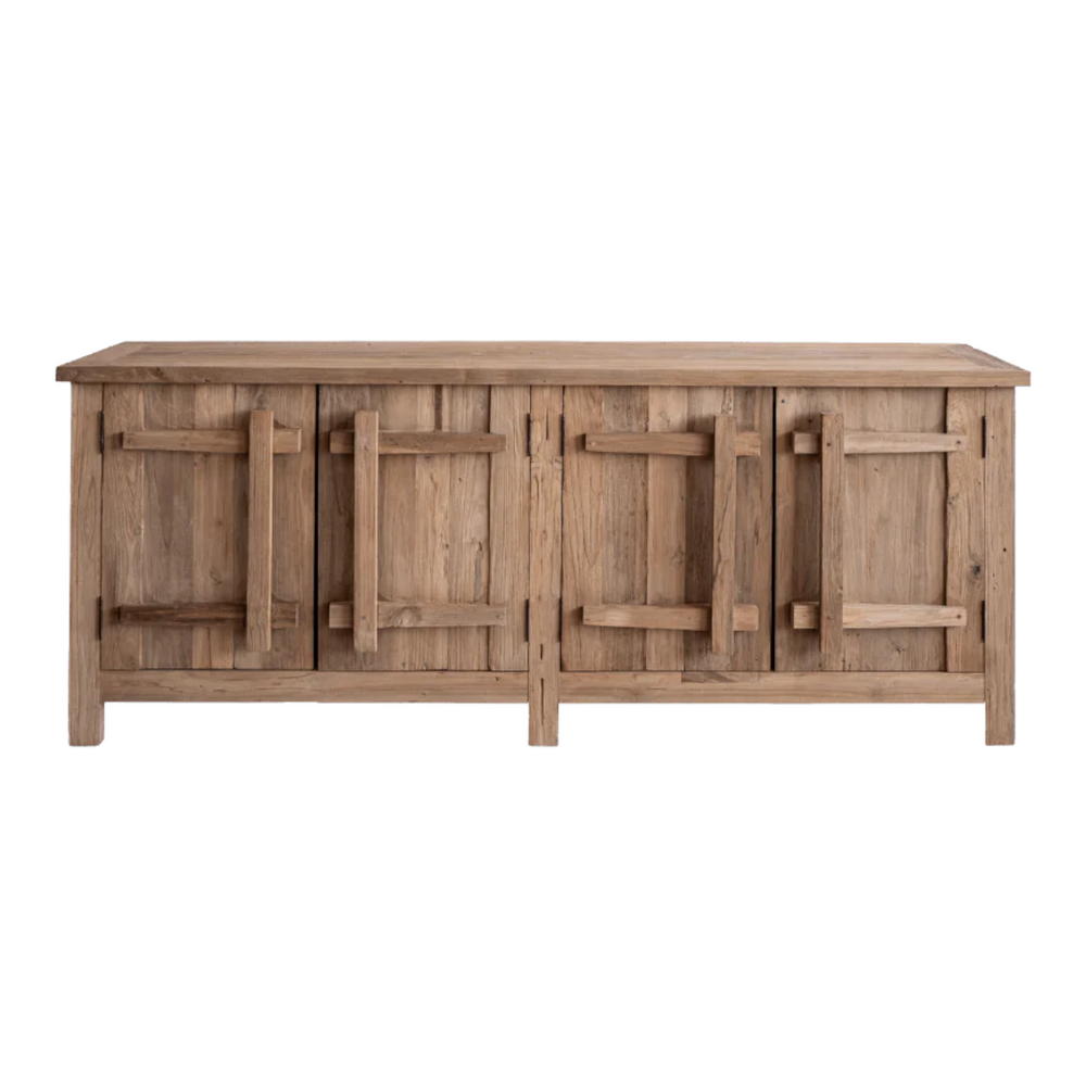 Noam Solid Teak Wood Cabinet & Sideboard 2