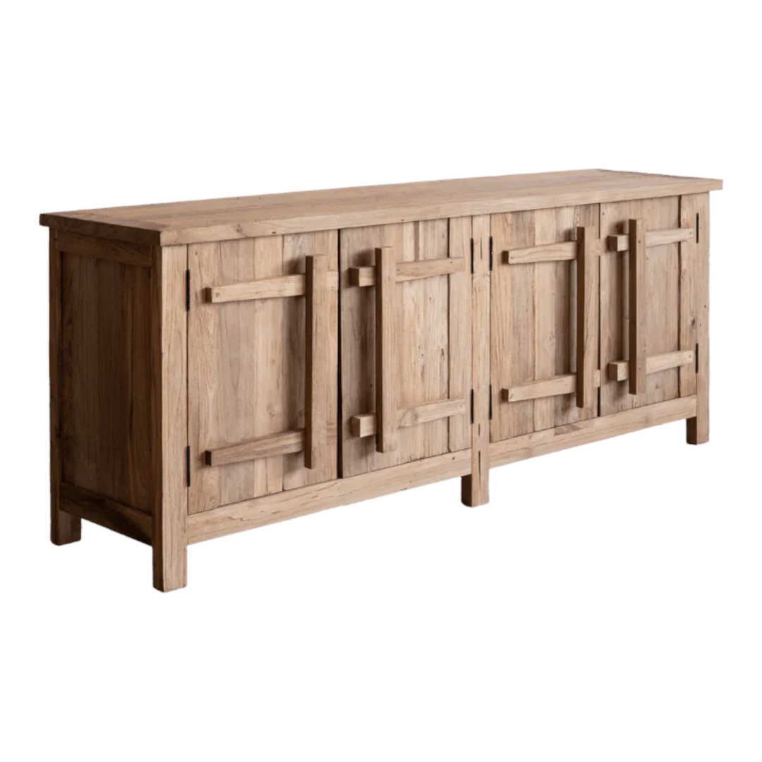 Noam Solid Teak Wood Cabinet & Sideboard 3