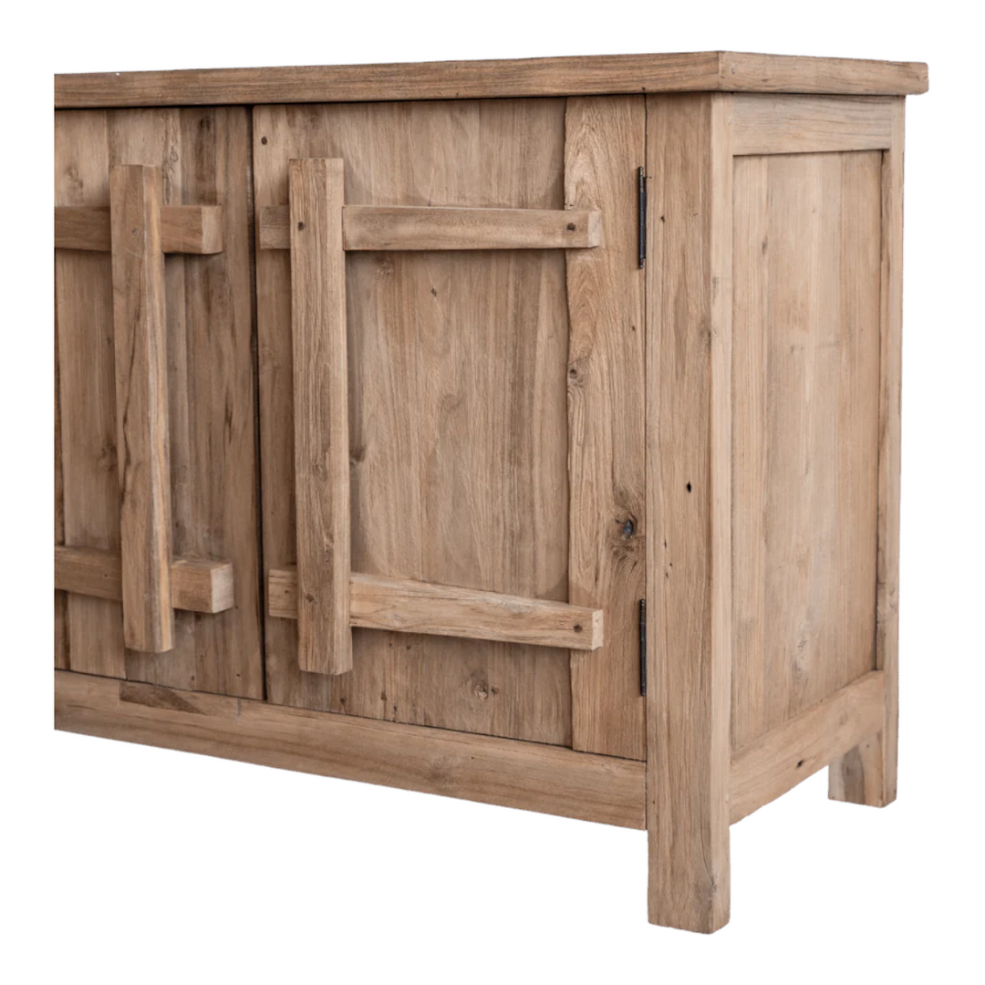 Noam Solid Teak Wood Cabinet & Sideboard 6