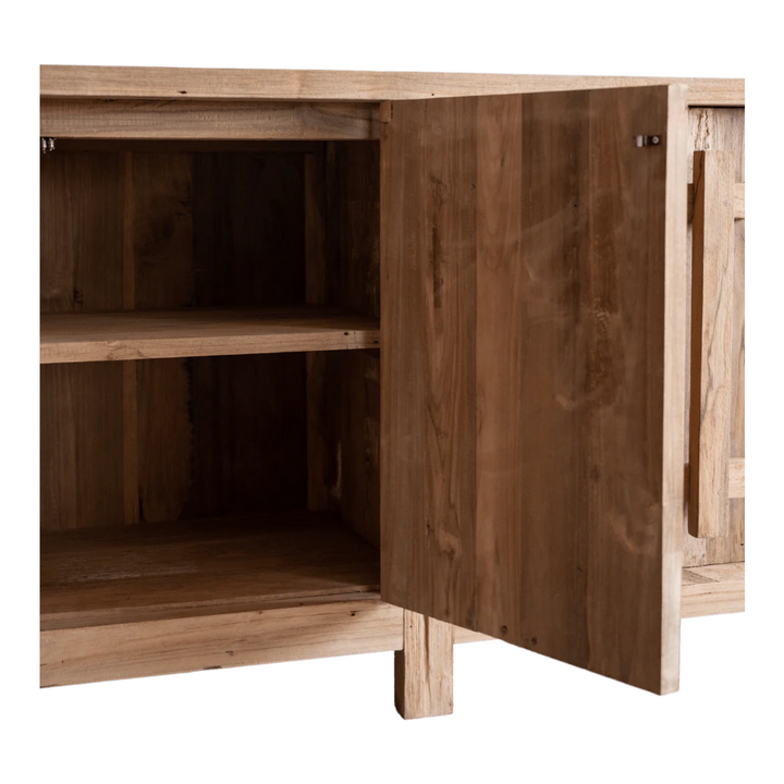 Noam Solid Teak Wood Cabinet & Sideboard 7