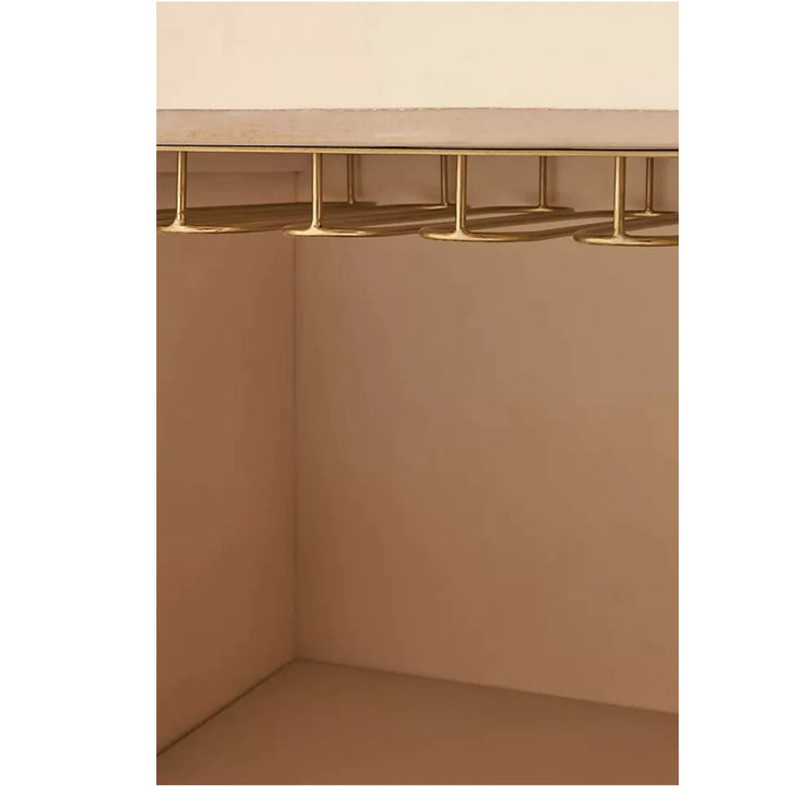 Custom - Sunset Handcrafted Mango Wood Bar Cabinet