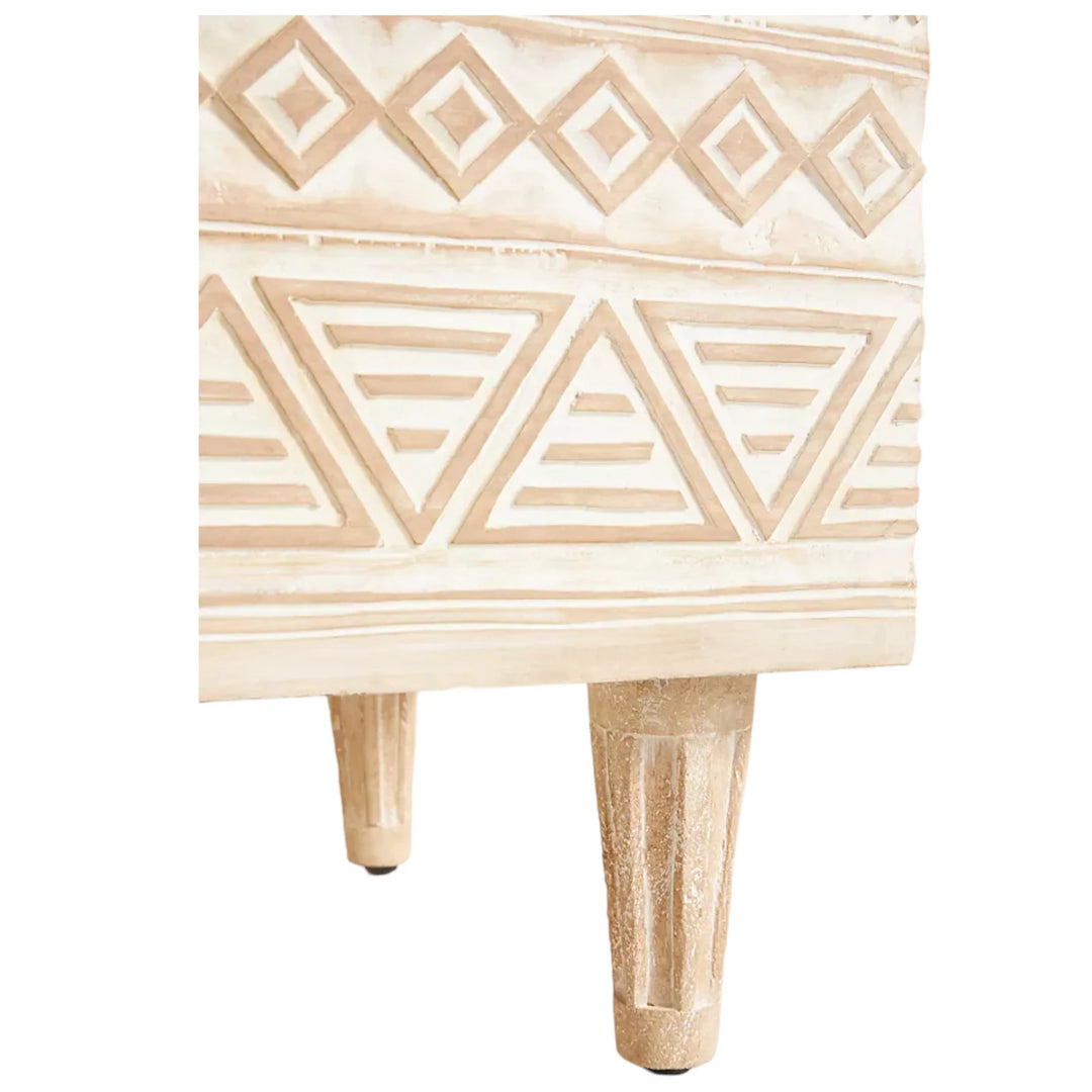 Custom - Sunset Handcrafted Mango Wood Bar Cabinet