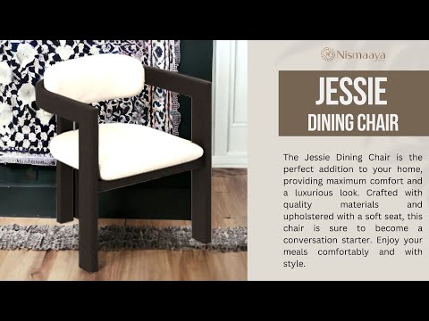 Nismaaya Jessie Dining Chair Upholstered Seat