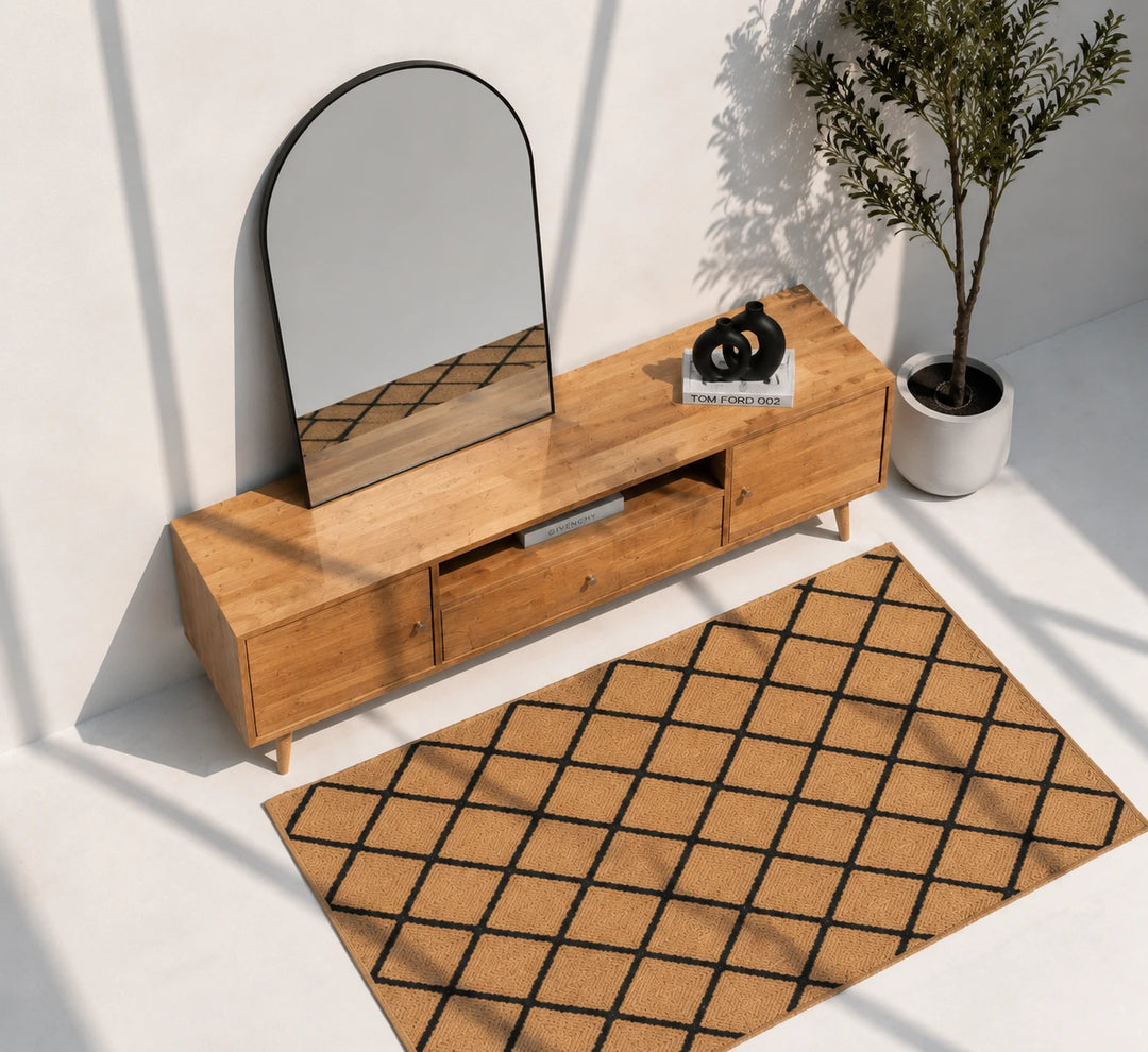 Wooden TV Unit with Storage