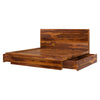 Airlie Solid Wood Platfrom Kinz Size Bed With Storage 8
