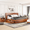 Airlie Solid Wood Platfrom Kinz Size Bed With Storage 1