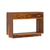 Nismaaya Adnan Solid Wood 2 Tier Entryway Console Table With Drawers