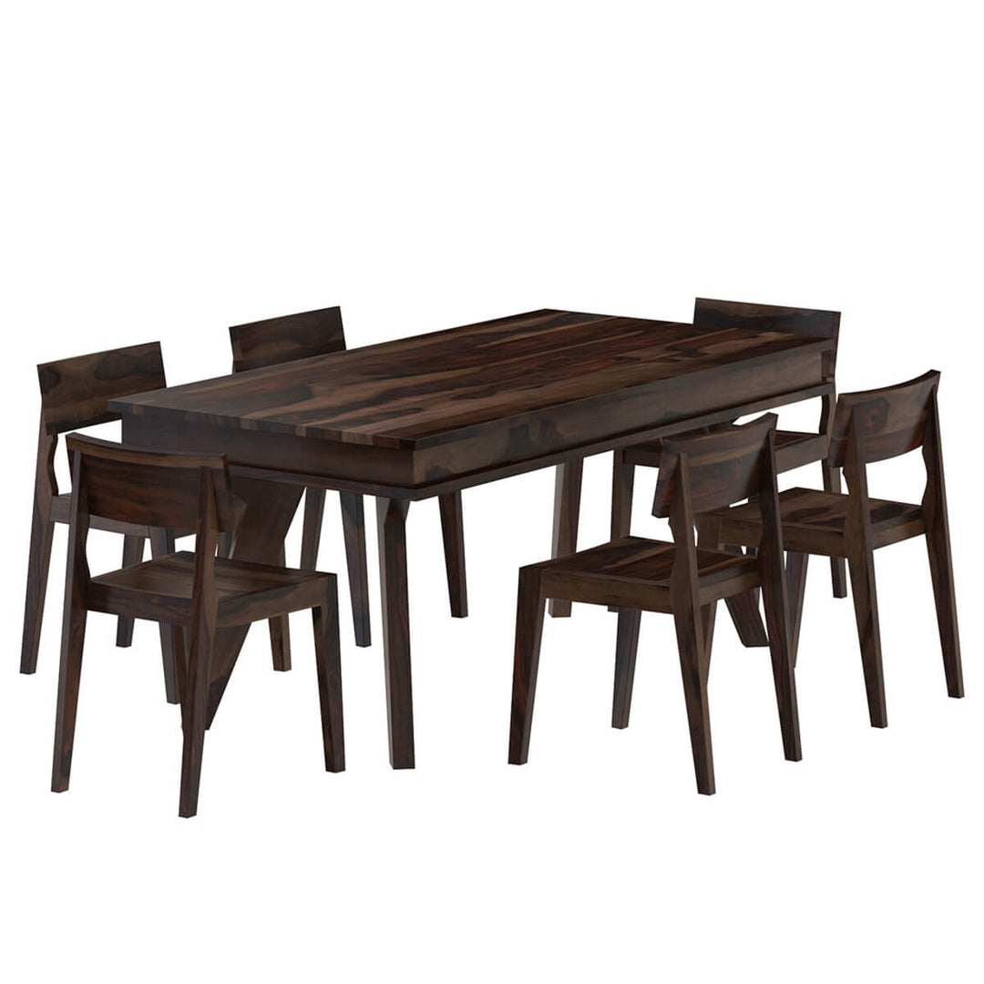 Ace 6 Seater Modern Rectangular Dining Table 2