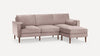 Nismaaya Velvet L Shape Sofa with two resting cushion  at best price