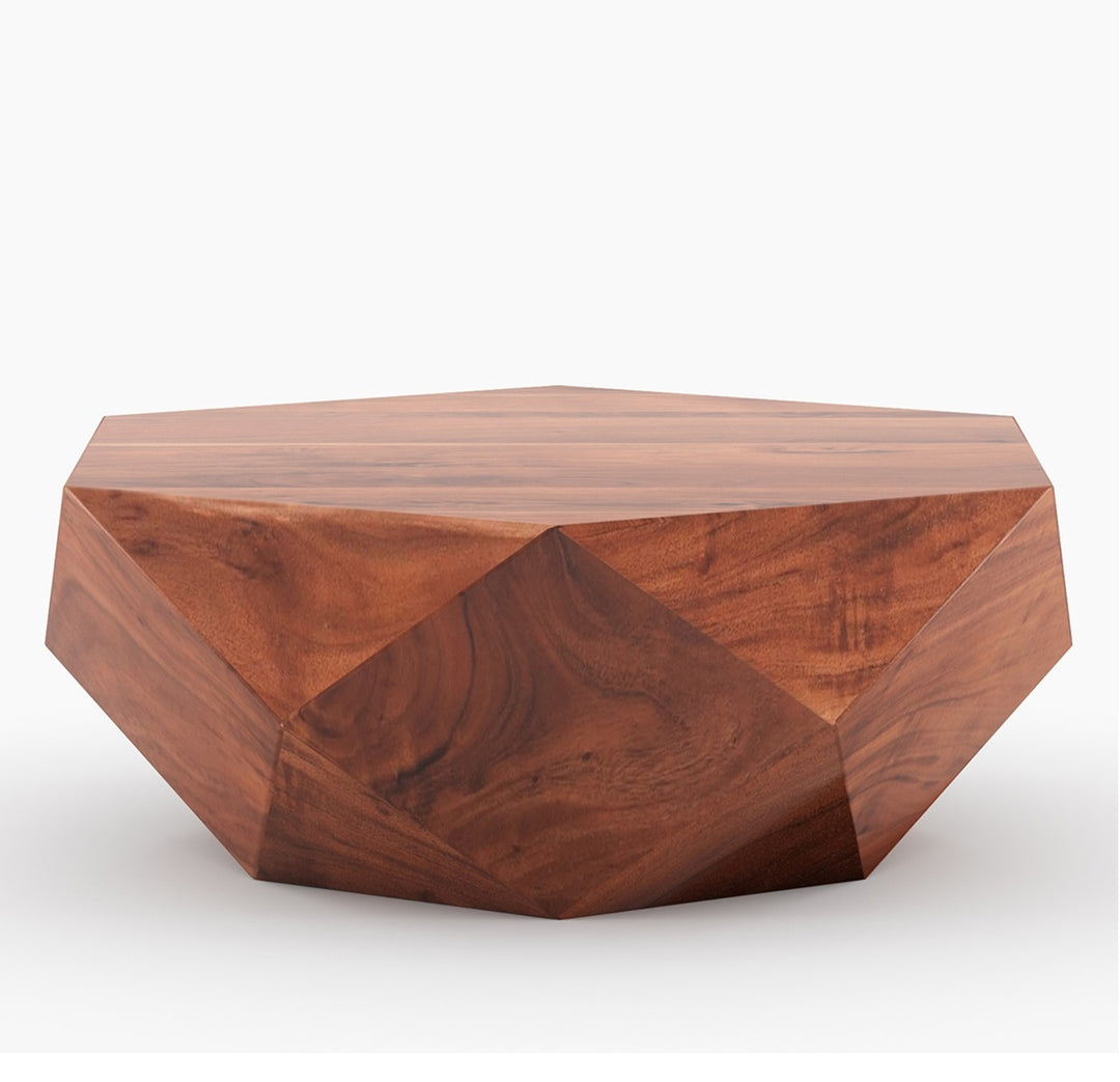 Nismaaya Abiel Modern Geometric Shape Coffee Table