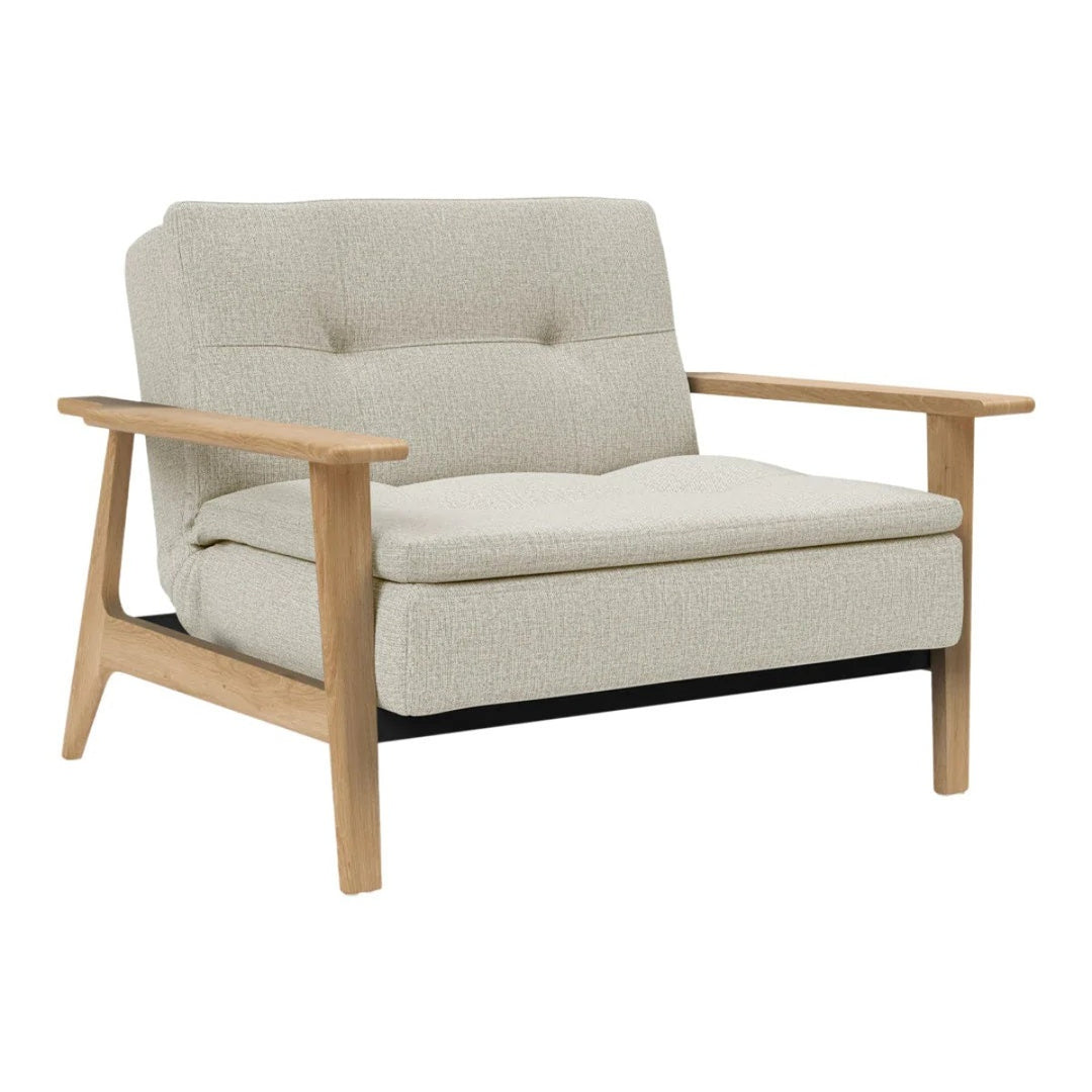 Adarsh Oak Wood Lounge Chair & Sofa 1