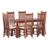 Eli 6 Seater Dining Set With Cushion Top Chairs 2