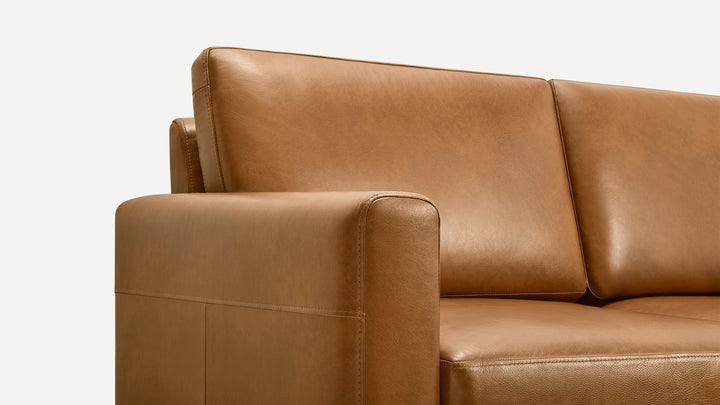 Nismaaya Canan Leather L Shape Sofa