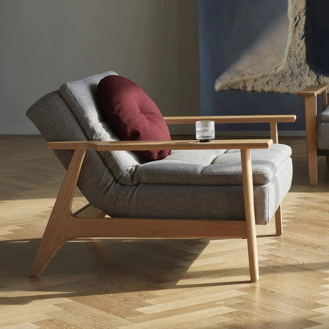 Adarsh Oak Wood Lounge Chair & Sofa 2