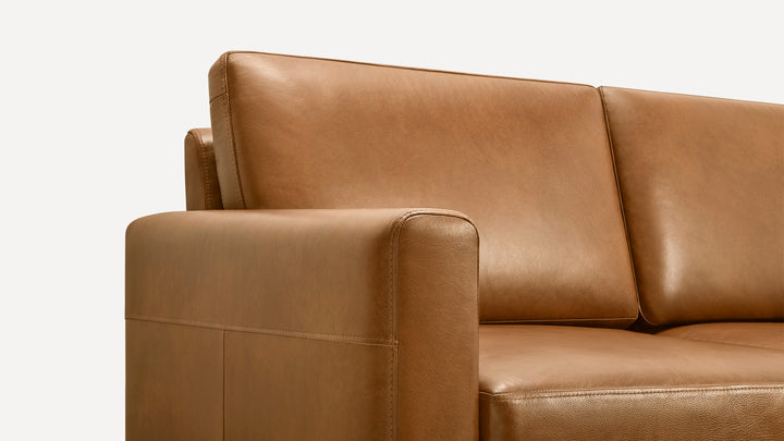 Nismaaya Camille 3 Seater Leather Sofa