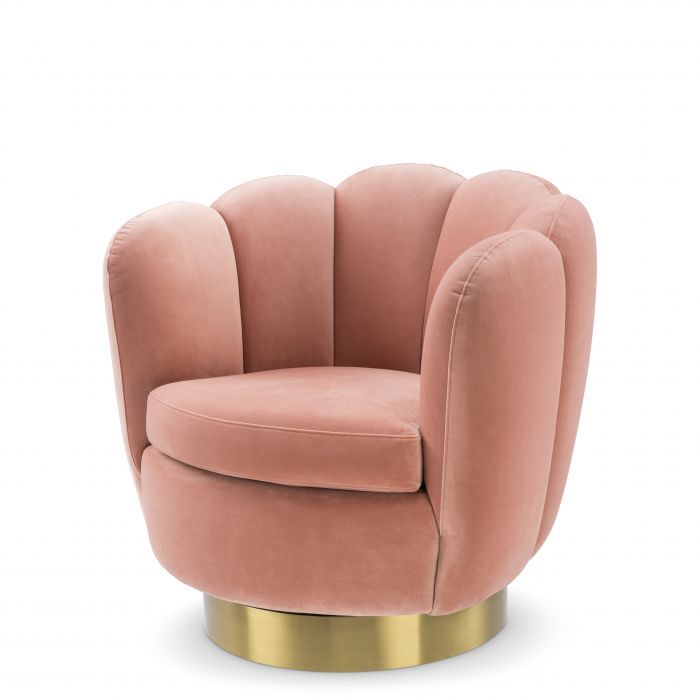 Beaumont Accent Chair Pink Velvet at best price and quality online to buy now